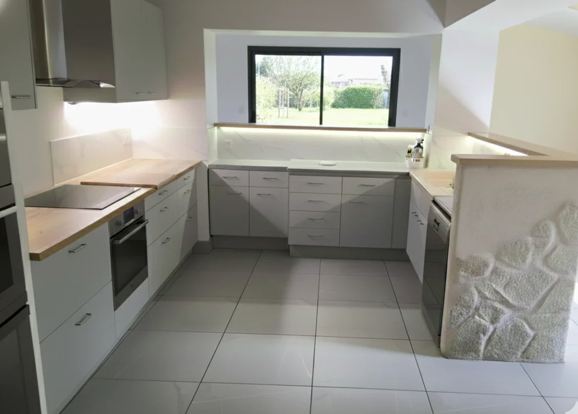 Cuisine alliant agencement et renovation