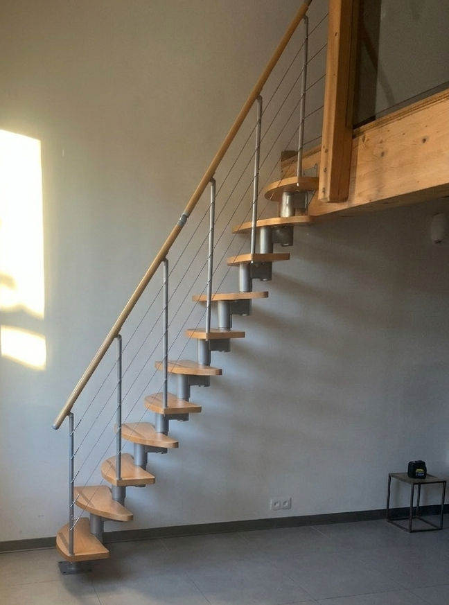 Avant, Escalier raide à pas Japonnais